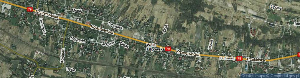 Zdjęcie satelitarne Kamienna ul.